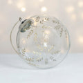Etched Snowflake Decoration Clear