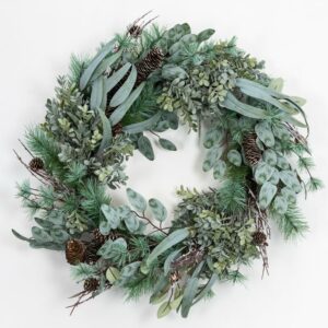 Foliage and Fircone Wreath