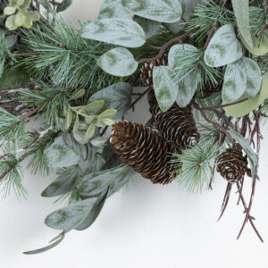 Foliage and Fircone Wreath