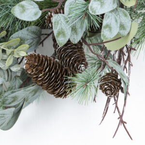 Foliage and Fircone Wreath