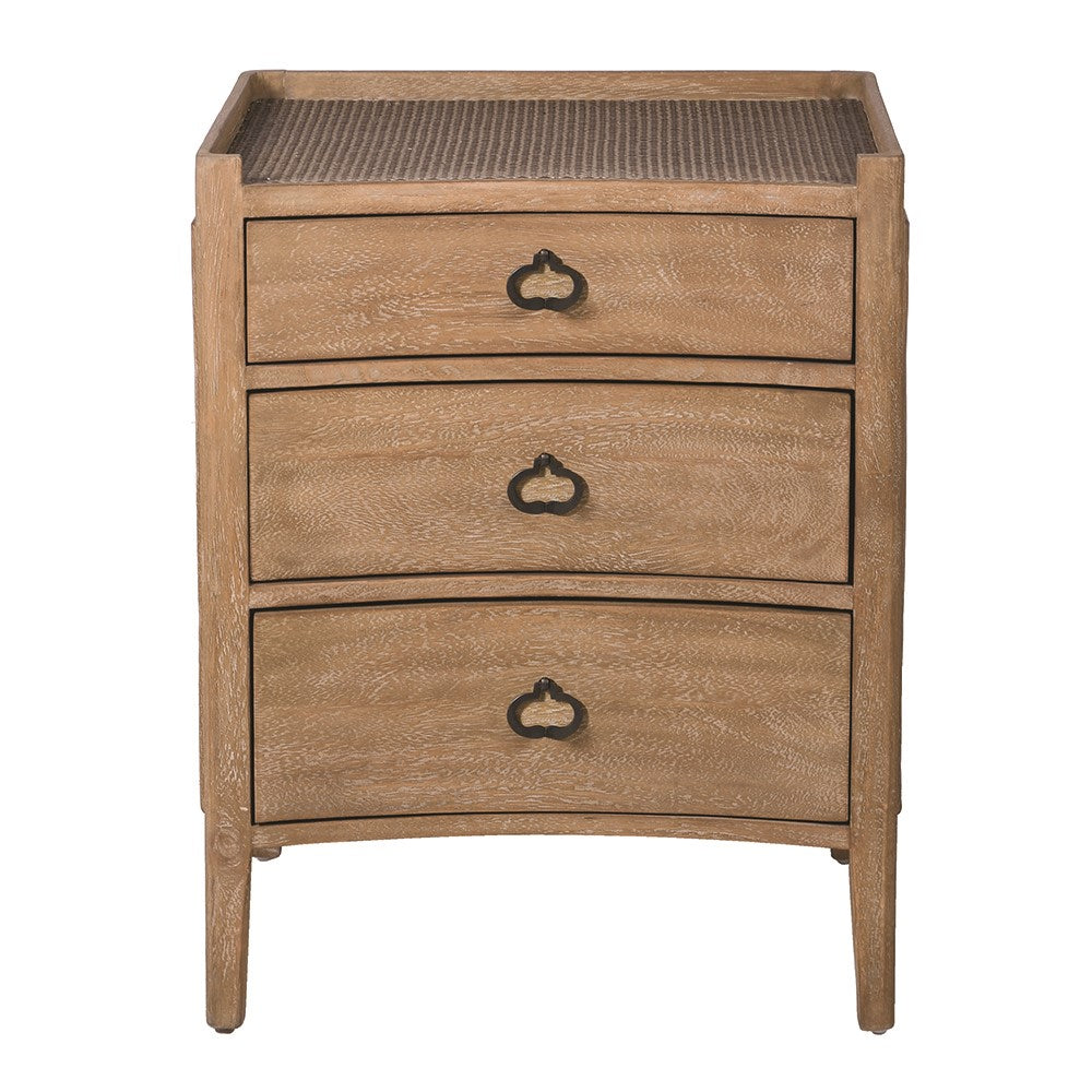 Kingham 3 Drawer Bedside