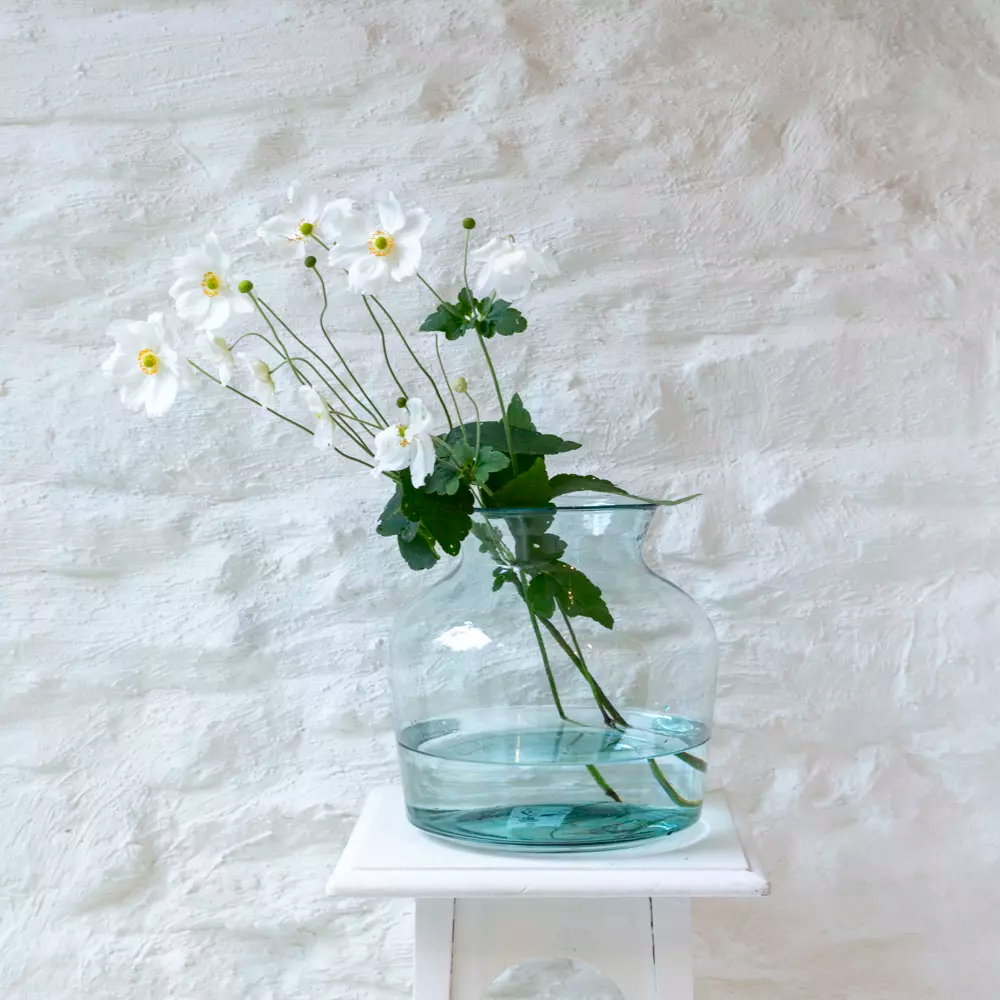 Large Recycled Glass Vase