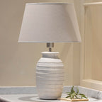 Millie Ceramic Lamp with Cream Shade