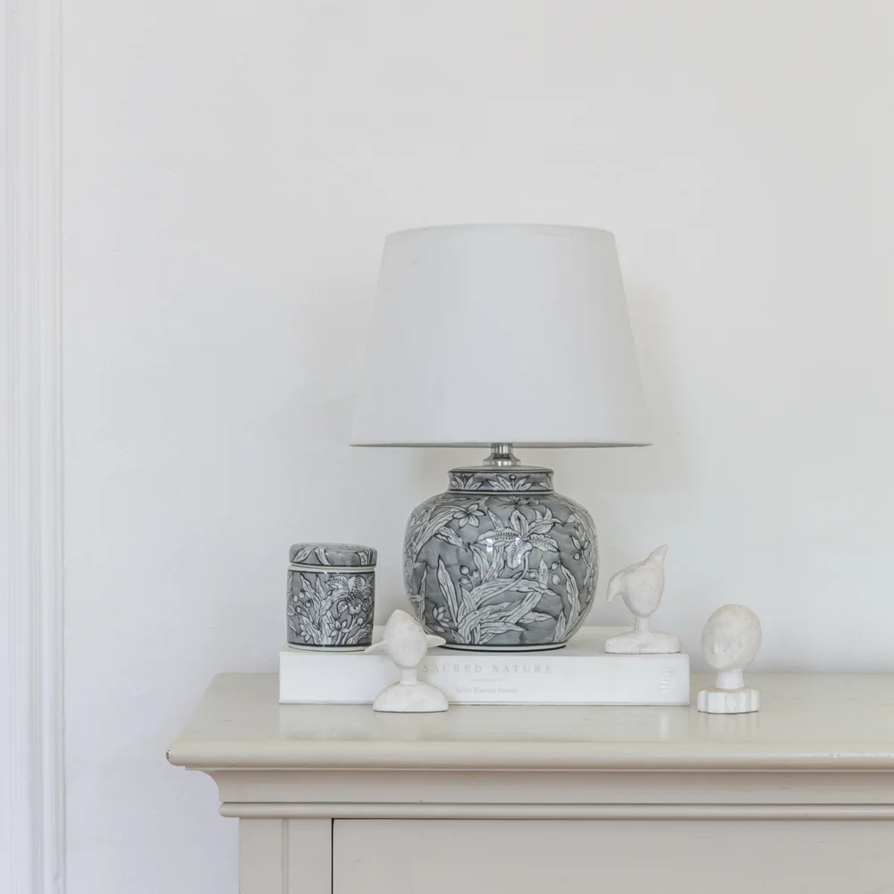 Morwenna Lamp with White Shade