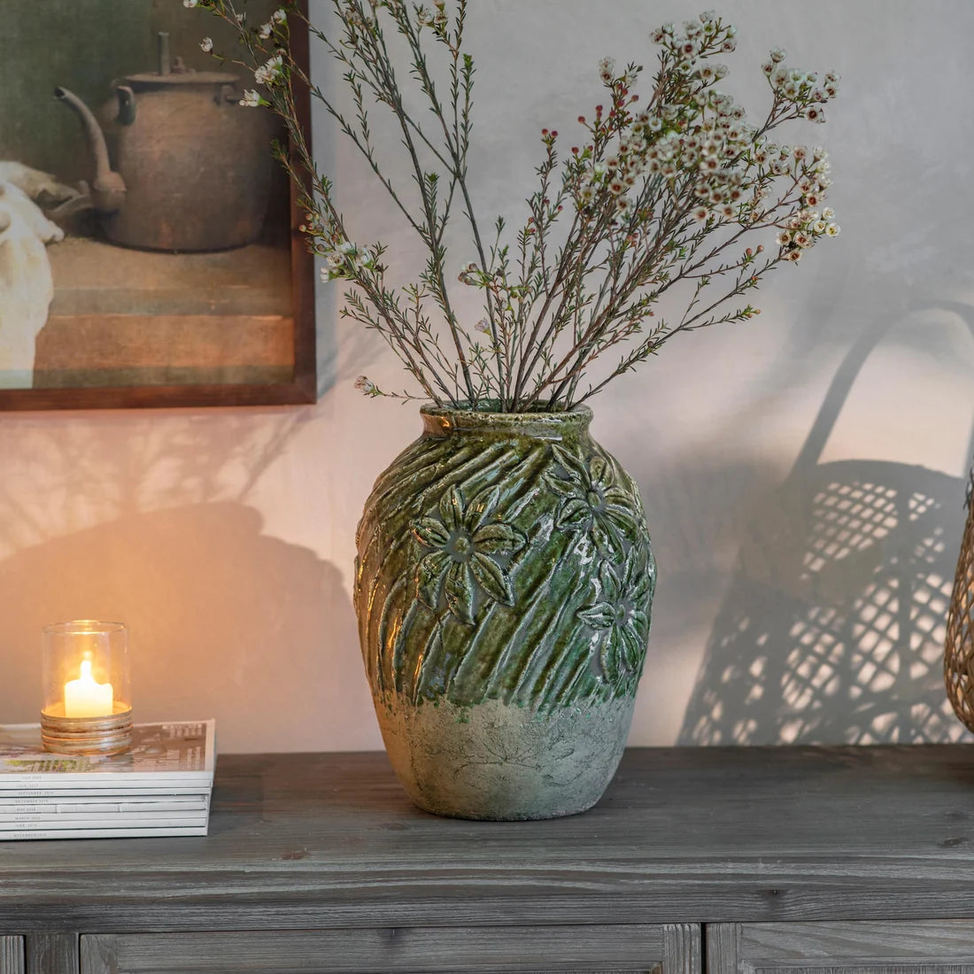 Berrington Ribbed Vase