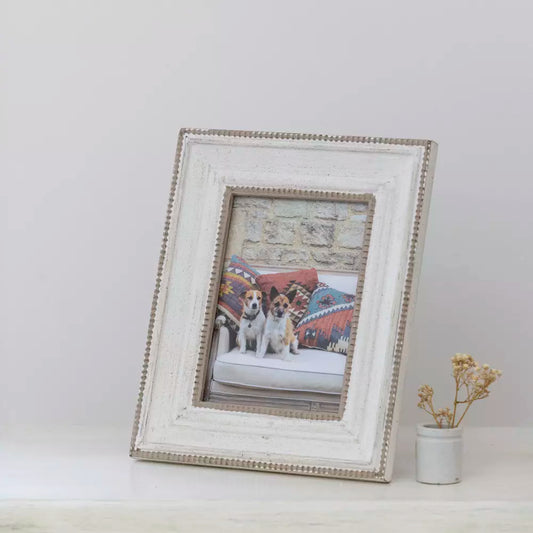 Wooden Photo Frame with Beading 7 x 5"