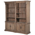 Colonial Reclaimed 4 Door Bookcase