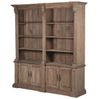 Colonial Reclaimed 4 Door Bookcase