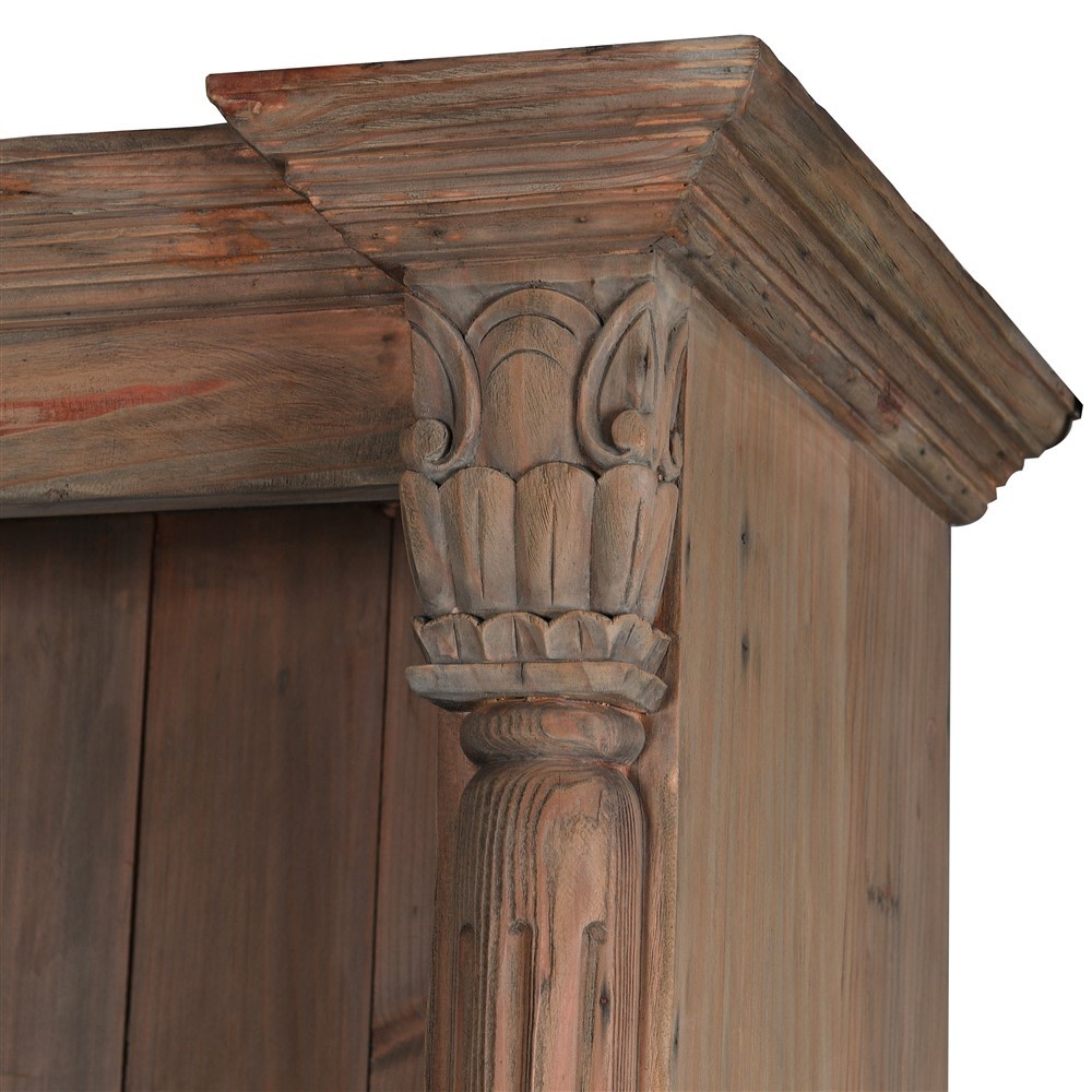 Colonial Reclaimed 4 Door Bookcase