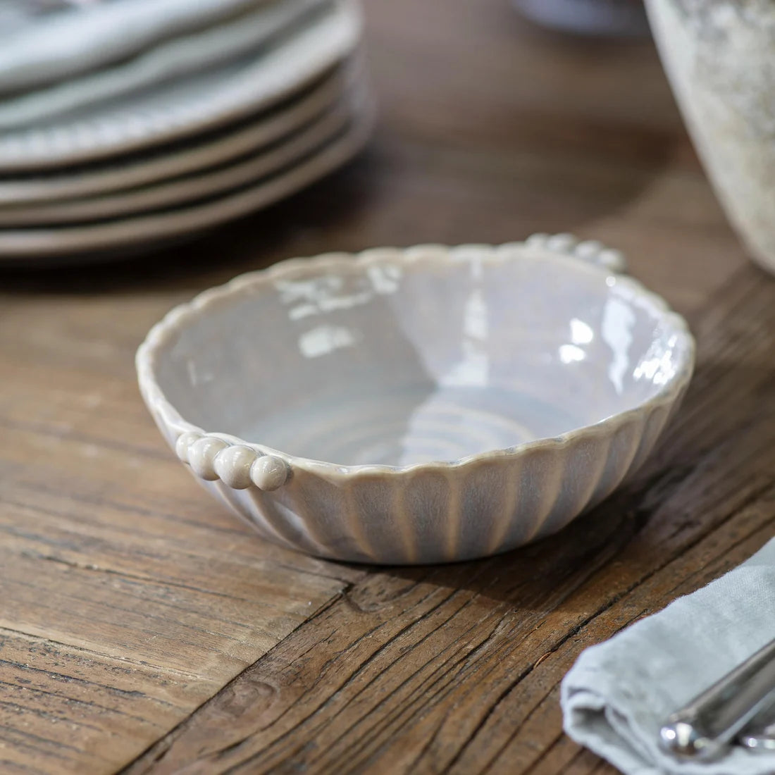 Winsford Fluted Shallow Bowl