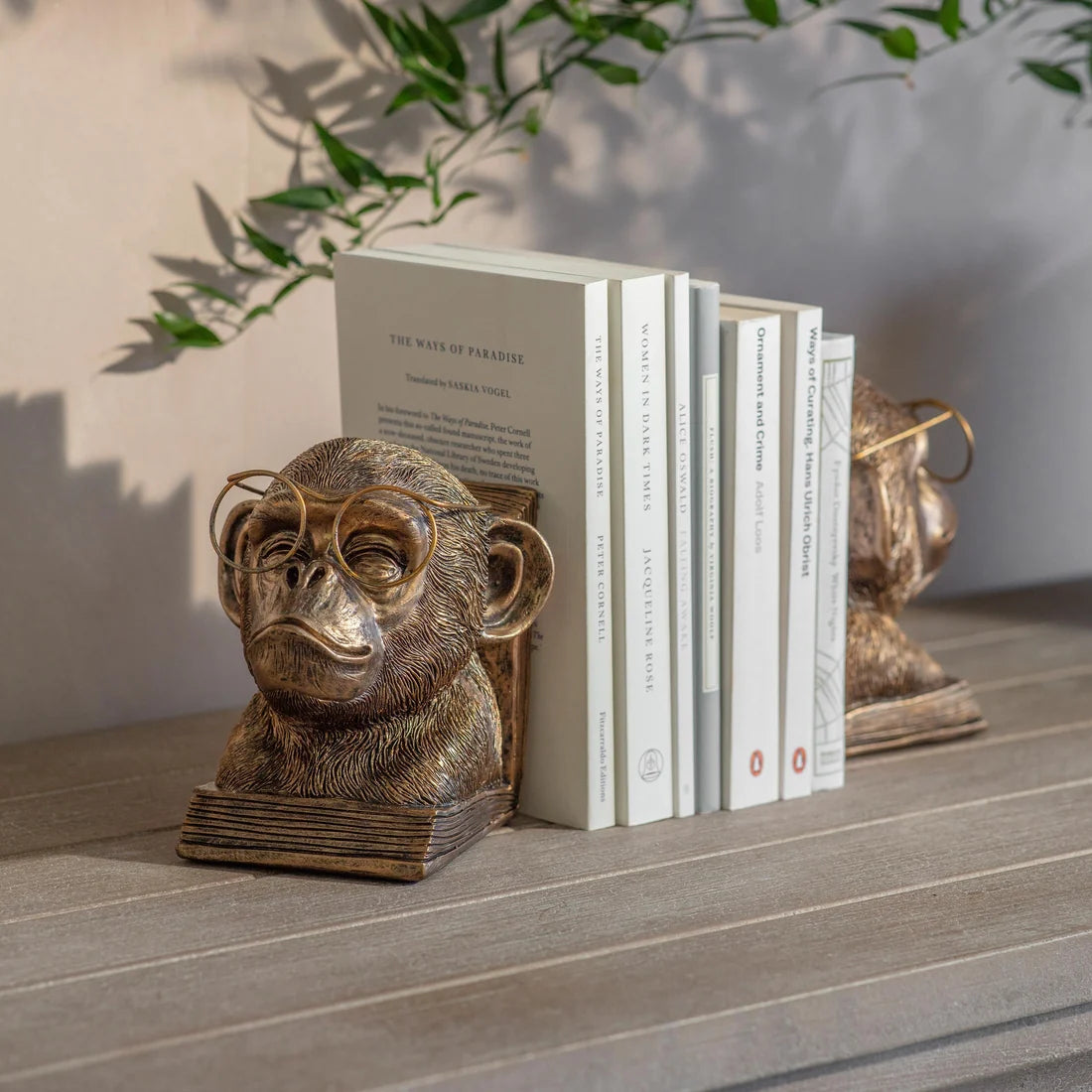 Alderton Monkey Bookends