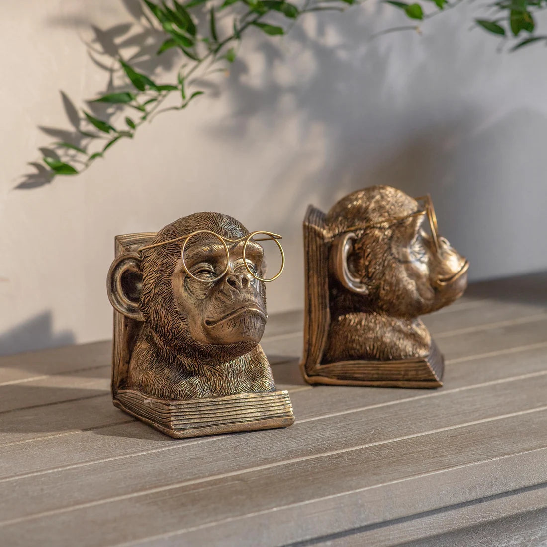 Alderton Monkey Bookends