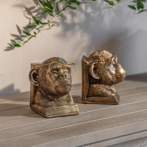 Alderton Monkey Bookends