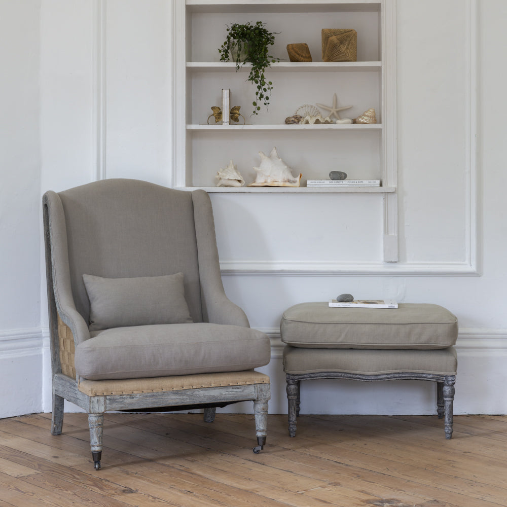 Gustavian Armchair Taupe