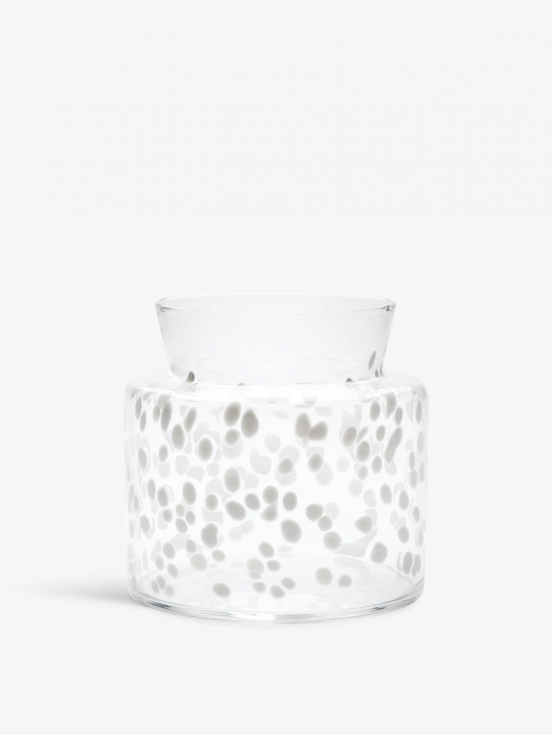 White Kosta Boda Meadow Vase