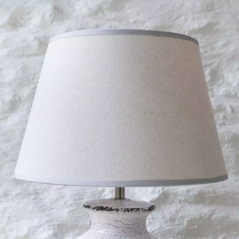 Nico Ceramic Lamp With Cream Shade