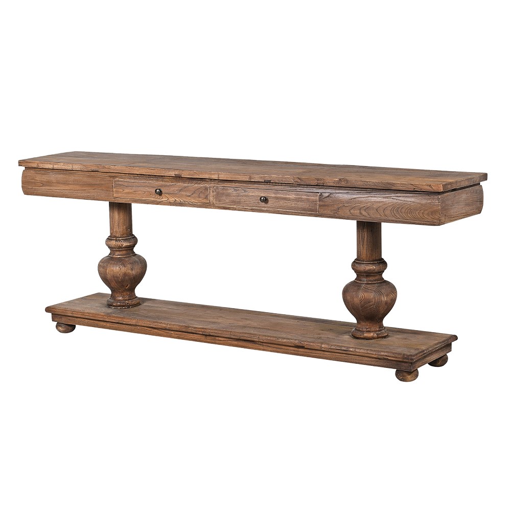 Antique reclaimed Elm Console table
