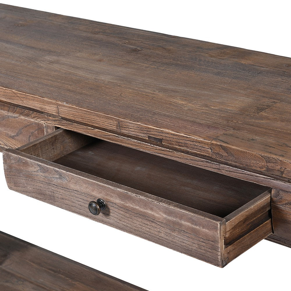Antique reclaimed Elm Console table