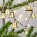 Bell Garland Antique Gold