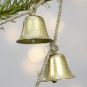 Bell Garland Antique Gold