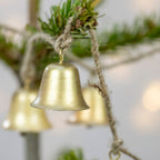 Bell Garland Antique Gold