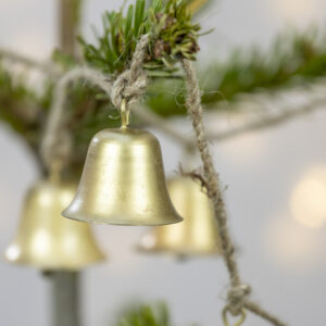 Bell Garland Antique Gold